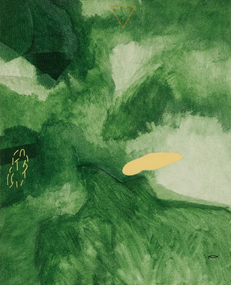 capítulo das almas, Fala Mariam, 2015, Acrylic on canvas