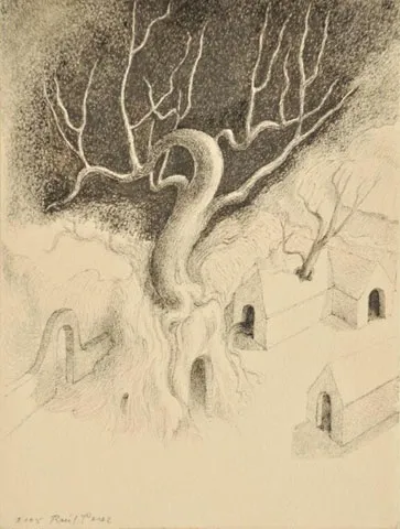 Untitled (75-20), Raúl Perez, 2005, India ink on paper