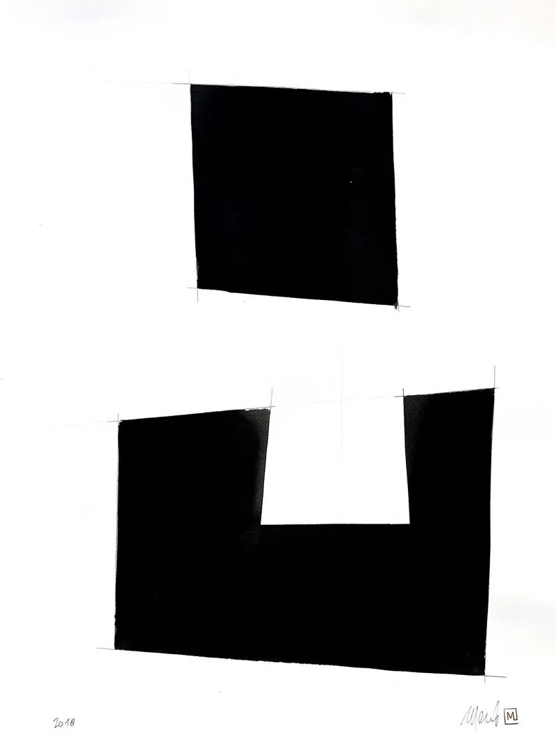 Série Herencia (262-32), Gustavo Mendez-Lizka, 2018, Mixed media on paper