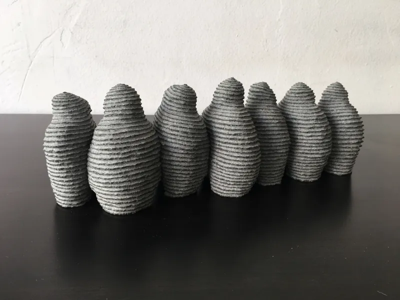 Amigos 7, Shintaro Nakaoka, 2017, Granite sculpture