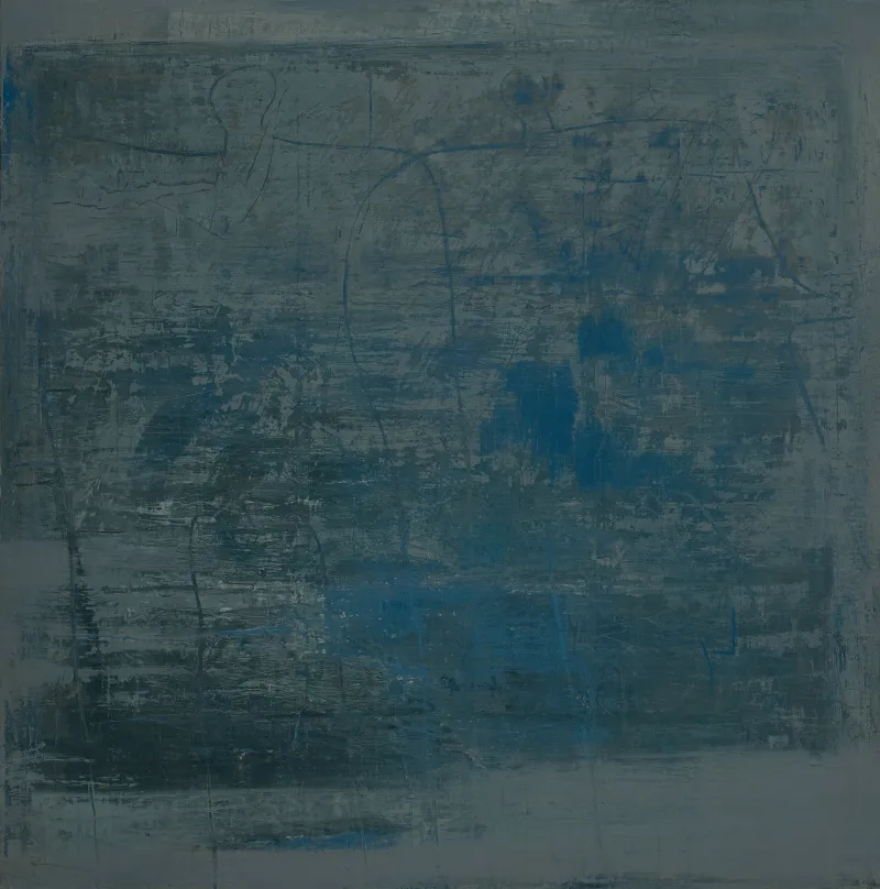 Paysage Marin et deux Japonais à Tokyo, Jean Pierre Porcher, 2011, Acrylic on canvas