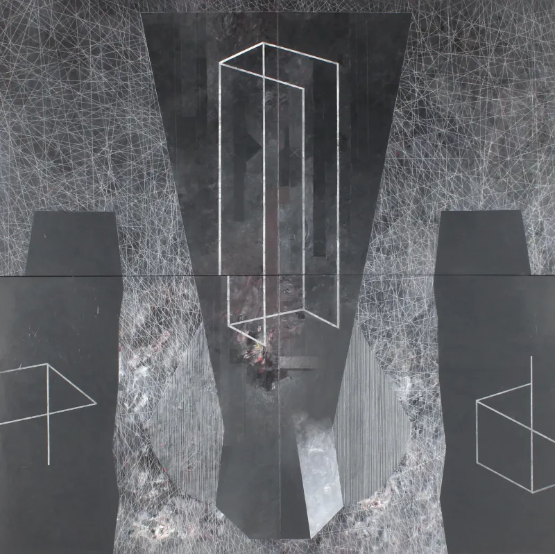 Insipid State, Rui Tavares, 2025, Mixed media on canvas