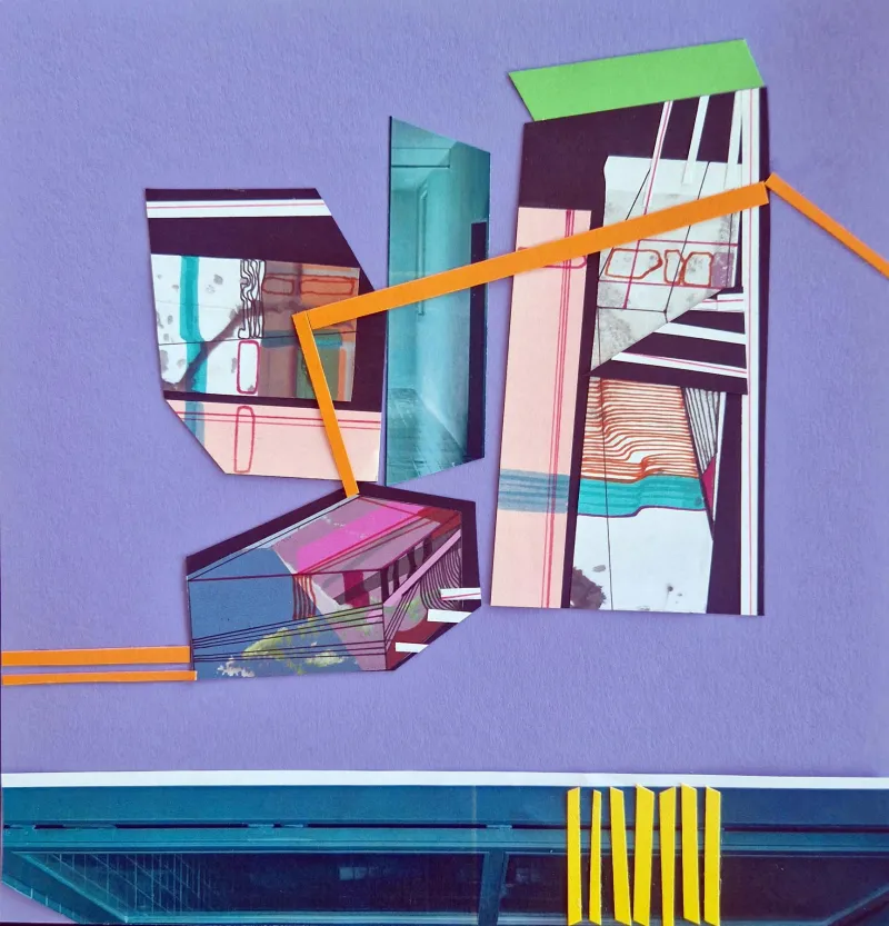 Small guide for constructors #1, Ana Pais Oliveira, 2023, Mixed media on card