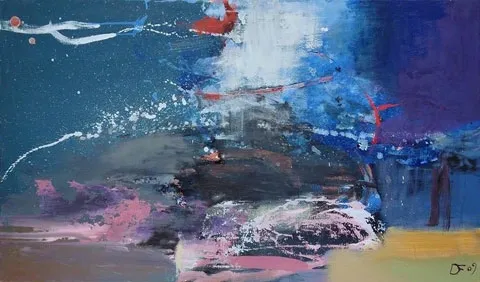 Limites do ser, Deolinda Fonseca, 2009, Oil on canvas