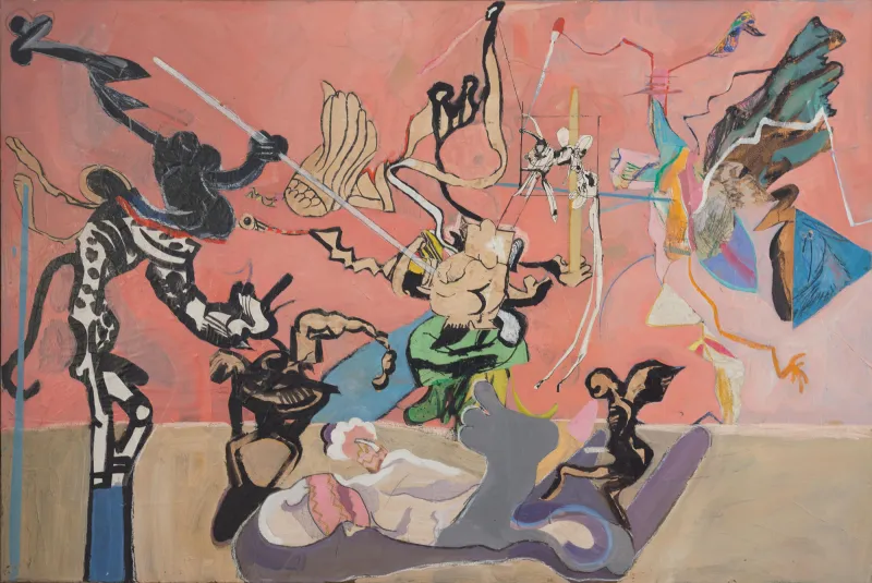 Gorgon, Paula Rego, 1964, Collage and oil on canvas