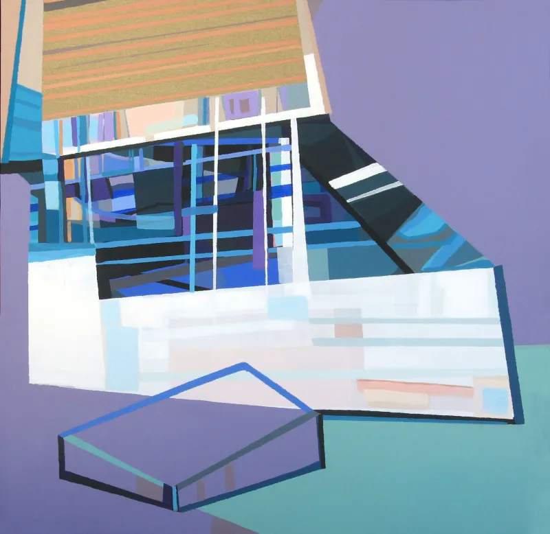 Desired Shelters #7, Ana Pais Oliveira, 2011, Acrylic on canvas