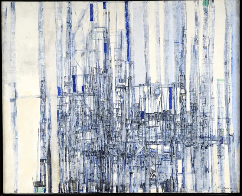 Cristal, Vieira da Silva, 1970, Oil on canvas