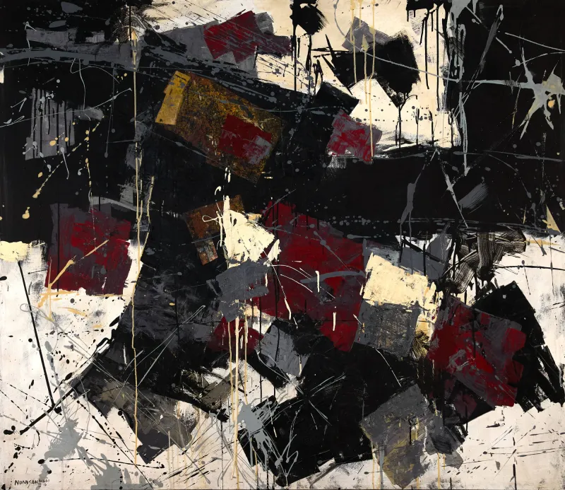 Untitled (292-17), Nuno Santiago, 2025, Mixed media on canvas