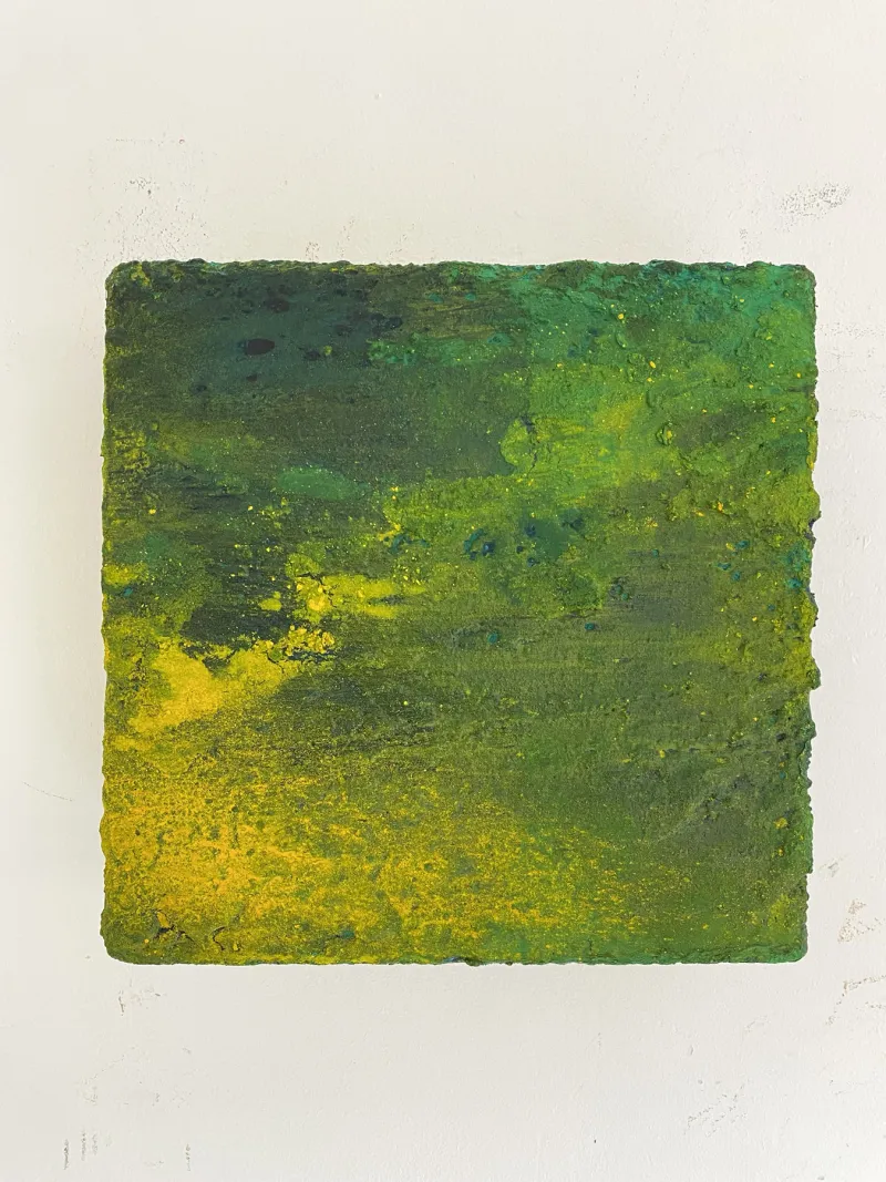 El Jardín Flotante, Alberto Reguera, 2026, Mixed media on canvas