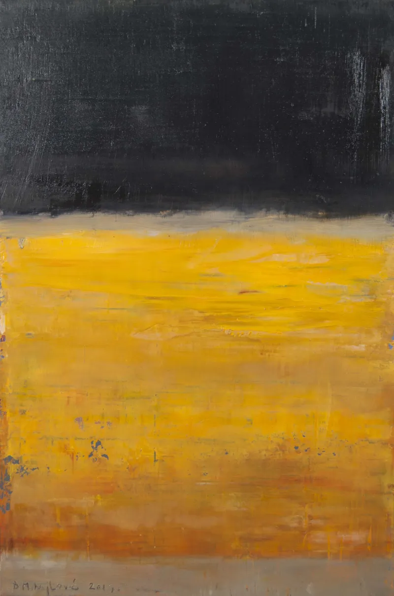 A.P.19-295 (Heavy Colours V), Branislav Mihajlović, 2019, Oil on canvas