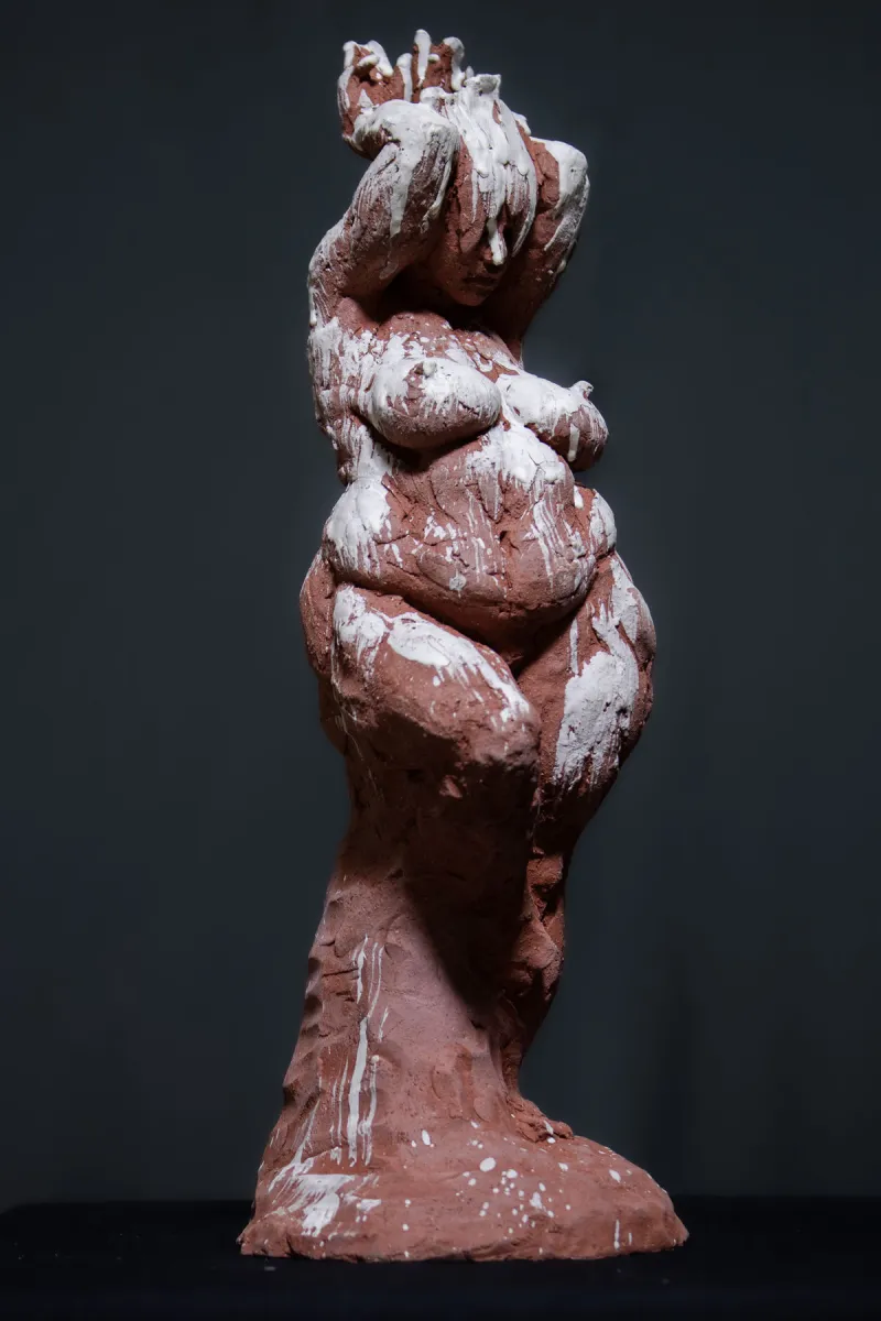 Às Deusas de Barro #2, Daniel Gamelas, Ceramic with engobe