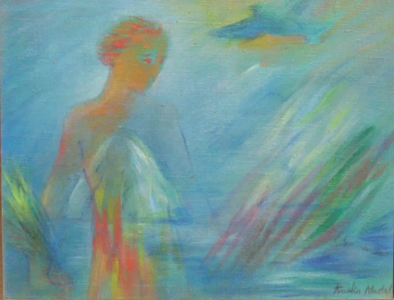 Apocalypse series - Sea of Glass, Emília Nadal, 1986, Oil on canvas