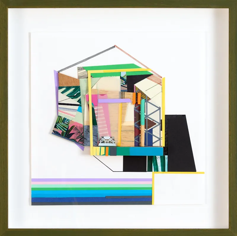 Was it cold outside? #3, Ana Pais Oliveira, 2023, Mixed media on card