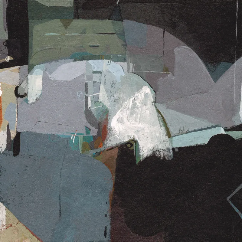 Foam, Rui Tavares, 2010, Acrylic on cardboard
