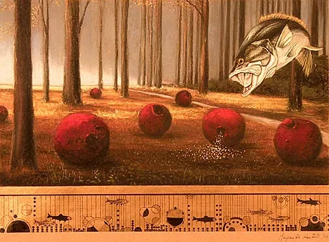 Spawning grounds II, Margarida Kendall, 1998, Pastel on paper