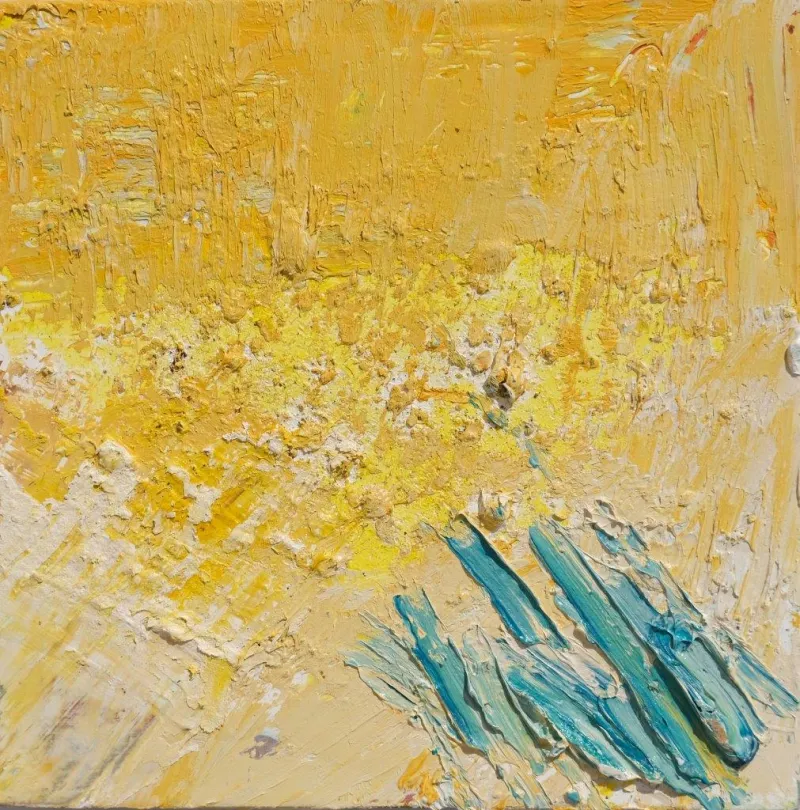 Invocação XVII, Ana Sério, 2022, Oil on MDF