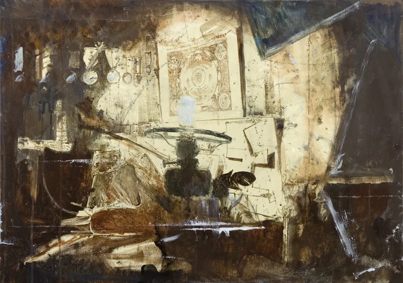 Espectadores III, João Cristóvão, 2011, Mixed media on canvas