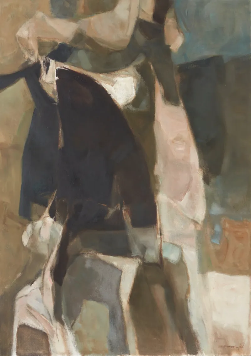Untitled, Luís Dourdil, 1964, Oil on canvas