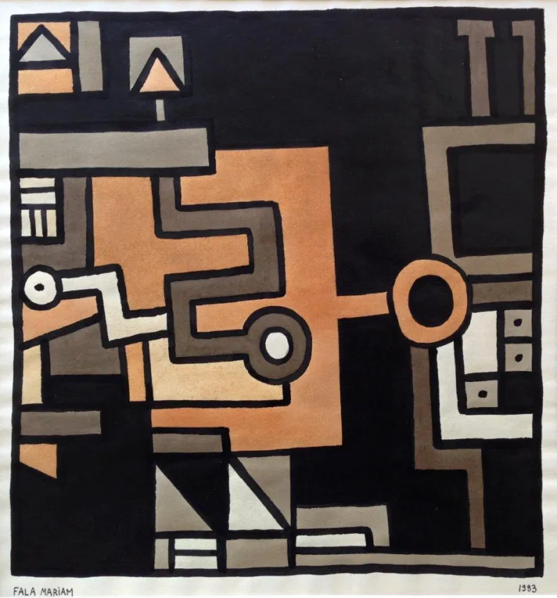Untitled 2, Fala Mariam, 1983, Gouache on paper
