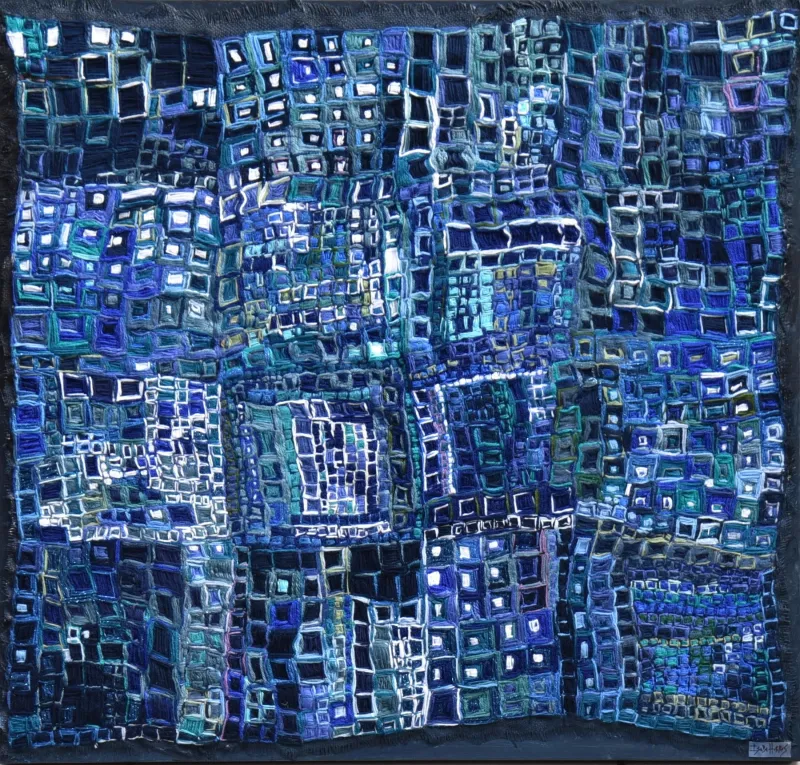 Untitled (280-10), Isabel Torres, 2024, Mixed media on canvas