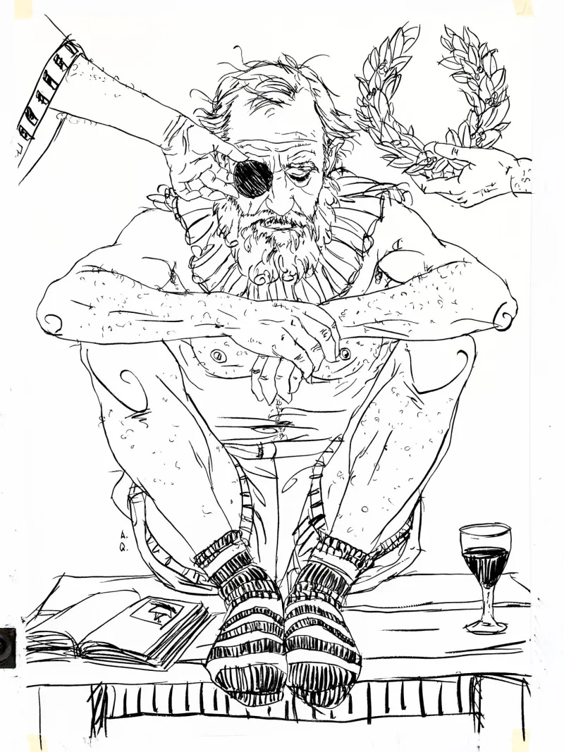 Untitled (P119-16), Amaro della Quercia, 2025, Charcoal on paper