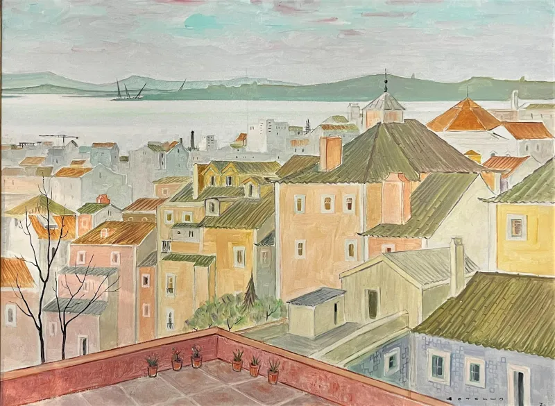 Lisbon, Carlos Botelho, 1970, Oil on canvas
