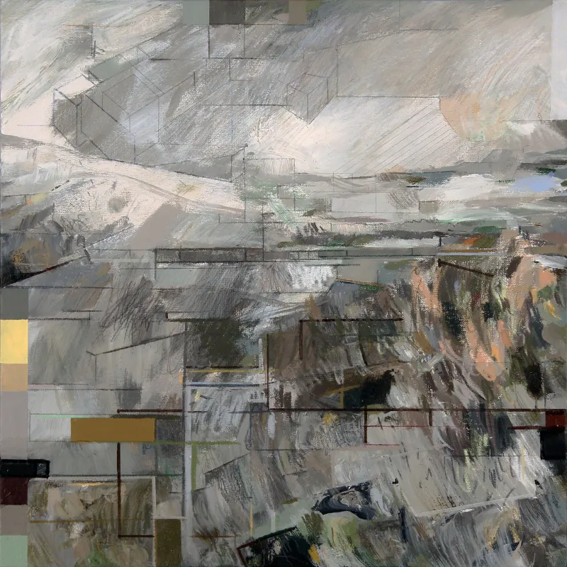 (de) Code #10, Susana Chasse, 2022, Mixed media on canvas