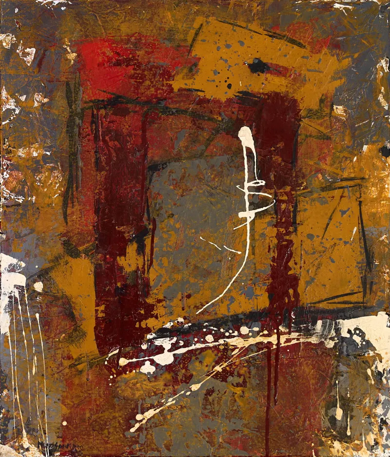 Untitled (292-07), Nuno Santiago, 2025, Mixed media on canvas