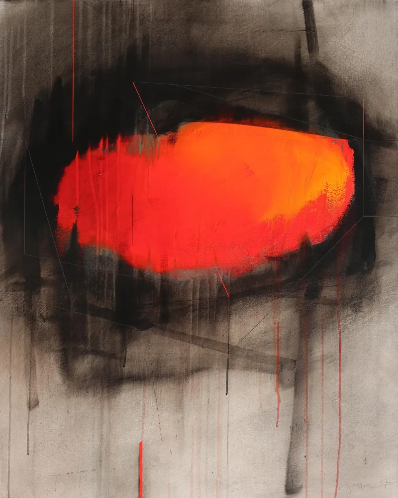 Separated Land #67, Fernando Gaspar, 2017, Acrylic on canvas