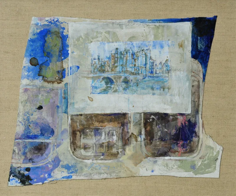 Untitled (133-19), João Cristóvão, 2013, Mixed media on canvas