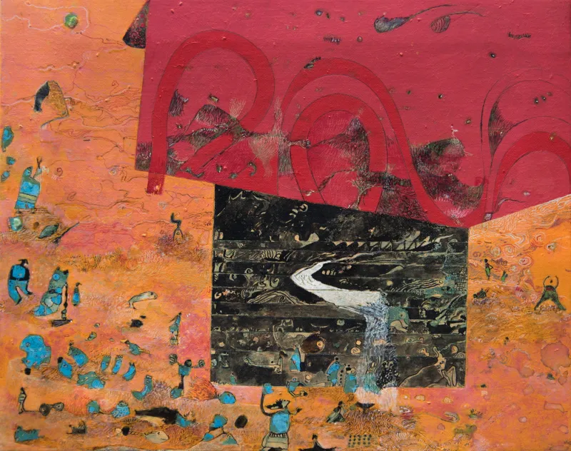 A casa de Muu, Ana Maria, 2016, Oil on canvas