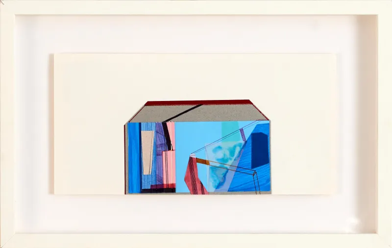 Casa de Partida #66, Ana Pais Oliveira, 2016, Mixed media on card