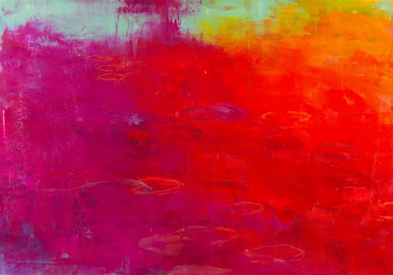 A.P.26-716 (Água), Branislav Mihajlović, 2026, Oil on paper mounted on wood