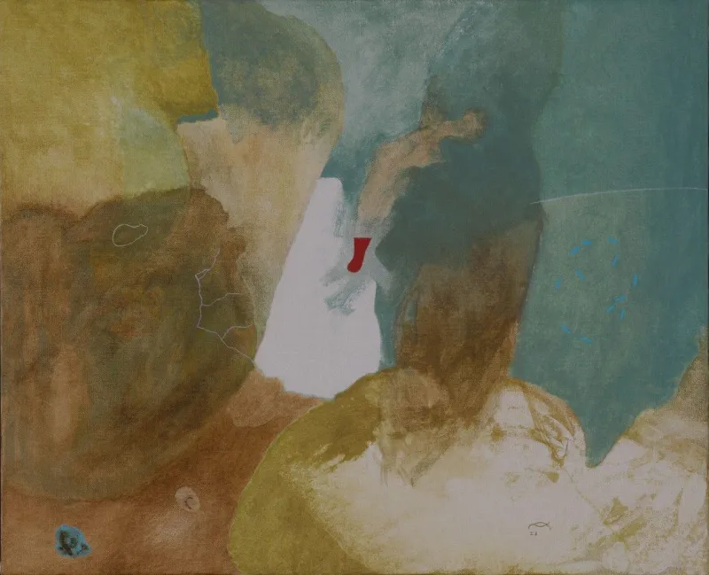 nascente. em louvor da Menez, Fala Mariam, 2023, Acrylic on canvas