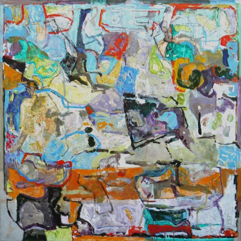 Untitled (221-13), Luís Rodrigues, 2018, Acrylic on canvas