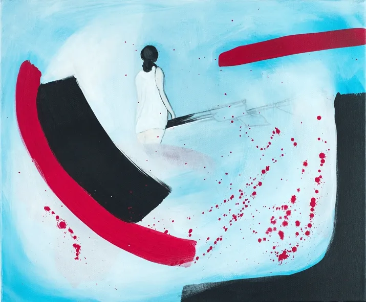 Untitled (September series 4.2), Cristina Guise, 2013, Acrylic on canvas