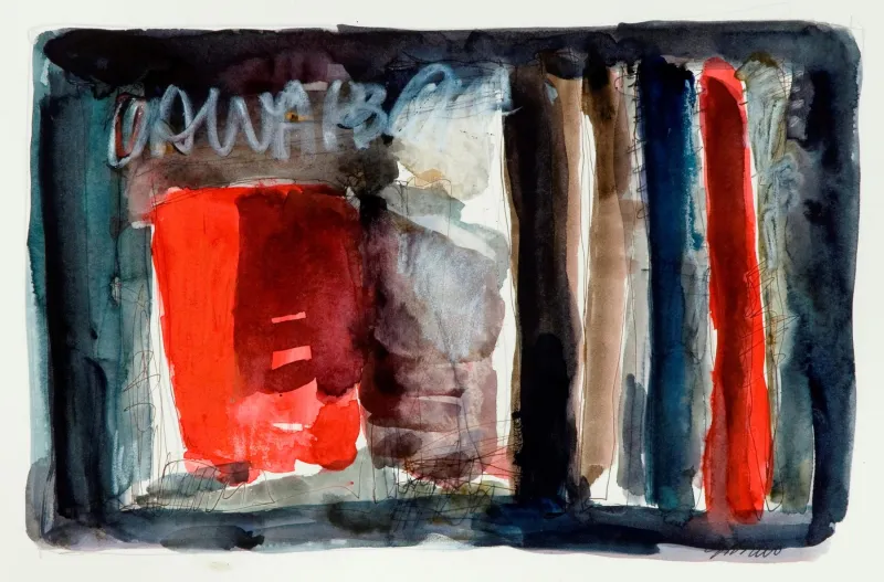 Untitled, González Bravo, 2008, Watercolour on paper